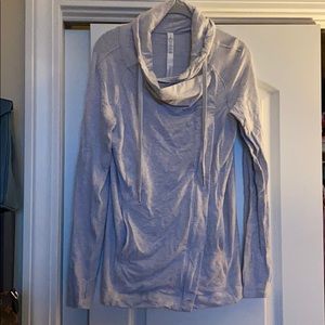 Lululemon Coast easy wrap Sz 4 Heathered gray